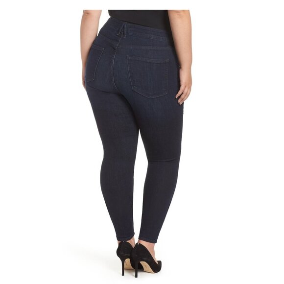 New w/Tags  - sz 14/32 - Good American Good Legs Slim Leg, STRETCH, Blue 224 - Picture 7 of 10